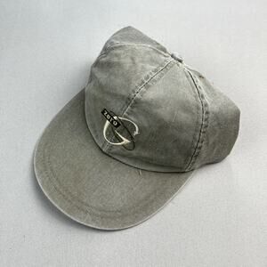 Vintage Tech Software Hat Cap Strapback Tan Zero Gravity G Skater Adjustable 90s